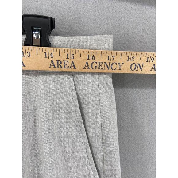 ASOS Design Pants Mens Sz 34x34 Smart Tapered Trouser Grey Pleated Pockets Dress - Picture 4 of 12